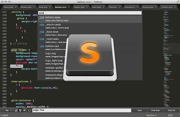 OS X, Sublime Text2 - otwieranie plików w kartach zamiast w nowych oknach