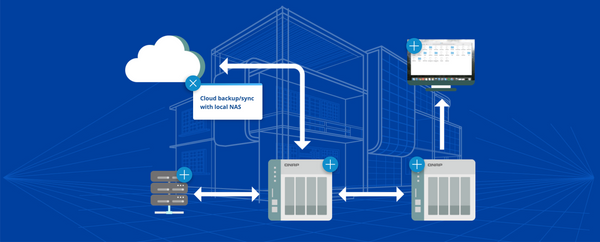 Kopia danych z QNAP do Azure + deduplikacja danych  = HybridBackupSync v3 beta